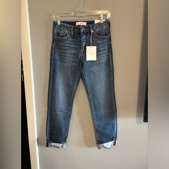 Kancan Cane Mid Rise Slim Straight Leg Jeans Size 3/26 NWT - Picture 5 of 9